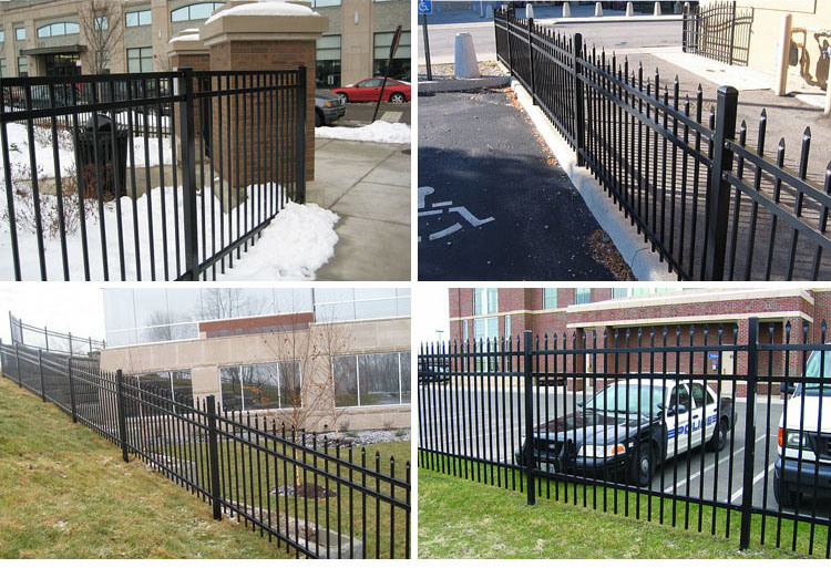 Spear Top Steel Fence / Security Fence / Garrison Fence