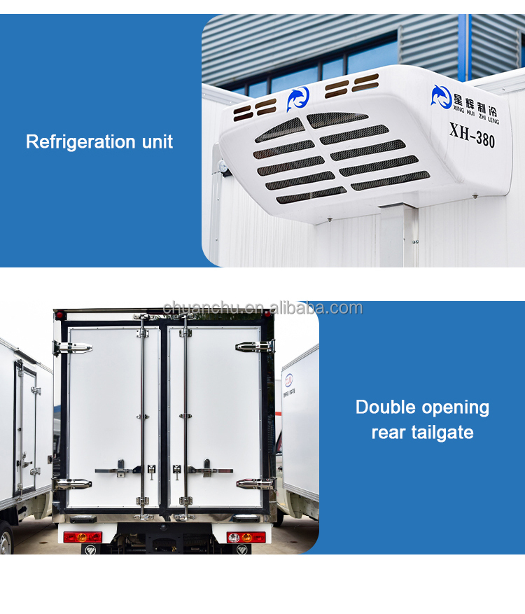 Gross Vehicle Weight 15-20T Faw Wide Body Refrigerated Truck for Meat and Frozen Food Delivery Diesel