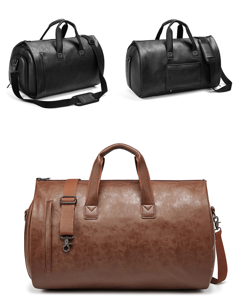 Zipper Closure 50cm Travel Luggage Bag Duffle Garment Bag For Women Men