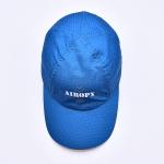Blue Adjustable Snapback Nylon Webbing Metal Buckle Cotton Nylon Polyester Golf