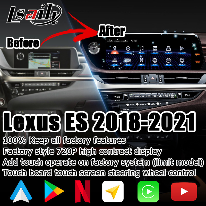 Lexus ES300h upgrade Touch Screen 12.3" Android Auto Carplay by Lsailt