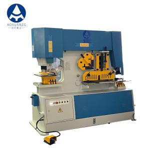 China High Pressure 120T Punching Thickness 28mm Hydraulic Ironworker Machine, 2355*960*2200mm Dimension wholesale