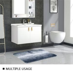 China Designed Latex Template Shape Anti Slip Pearl Yarn Tufted Bath Rug wholesale