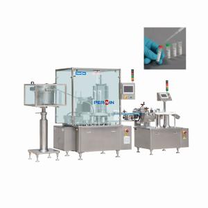 China GMP 4000BPH plc test tube filler Capping Labeling wholesale