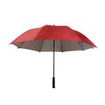Silver Coating Pongee 190T Semi Automatic Umbrella 27 Inch