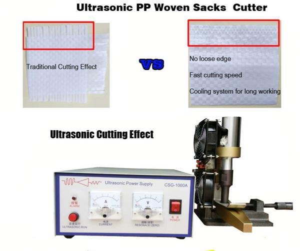 Circular loom ultrasonic cutting equipment Model CSG-1000A