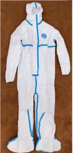 China No Stimulus Lightweight Disposable Coveralls , Non Woven Disposable Coverall Suit wholesale