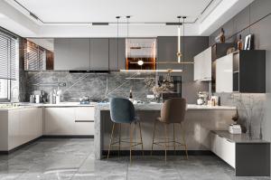 China Manufacturer Customized Designs Modern MDF High Gloss Lacquer Kitchen Cabinet wholesale