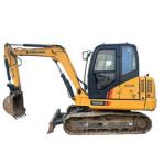 Liugong 9055E 5 Ton Used Excavators Backhoe Shovel Backdigger Petrol Powered