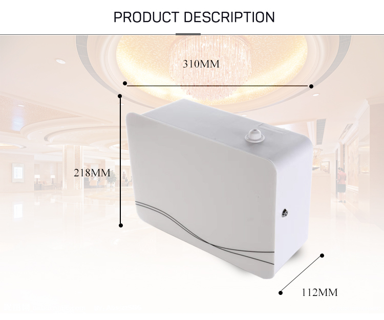 DC12V 17W Large Area Scent Diffuser Wifi App Control With Concealed Fan