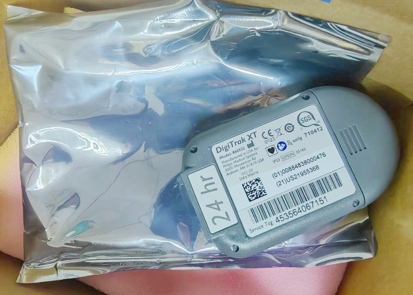 Used PHILIP Digitrak XT Holter Recorder 24 Hour Dynamic for Medical