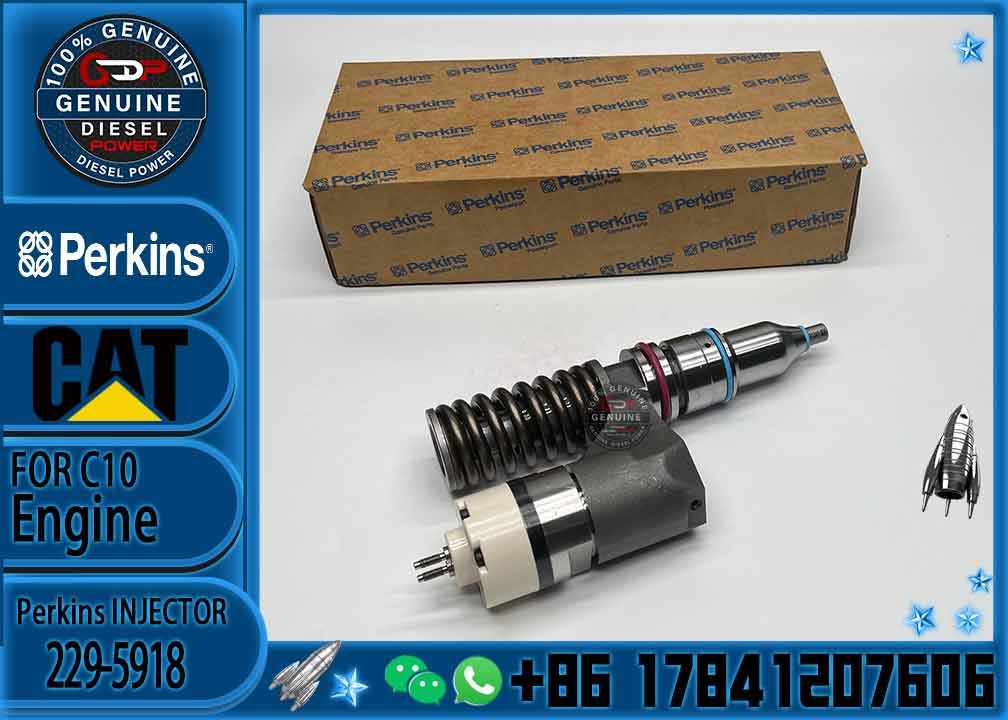 Diesel Engine Fuel Injector 229-5918 For CAT C10 C11 C12 C13 Diesel Engine 3176 3196 Excavator
