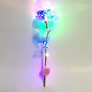 China Luxury Gift Enchanted Rose 24k Galaxy Roses In Glass wholesale