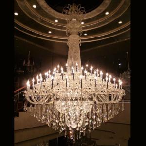 China Large contemporary crystal chandeliers For Hotel Project Lighting (WH-CY-123) wholesale