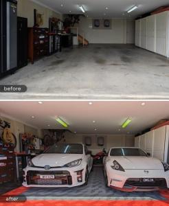 China 15.75 X 15.75 Inches Out Door 620g Per Plastic Garage Floor Tiles For Weather Resistant Outdoor Flooring wholesale