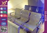Hospital Iron Structure Full Welding 3 Seater Waiting Chair With Cushion