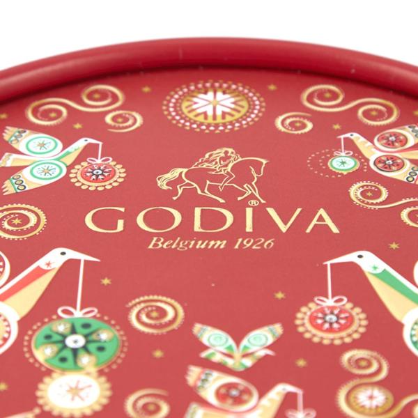 Round Luxury Chocolate Gift Packaging Box With Lid And Base Structure Eco Friendly