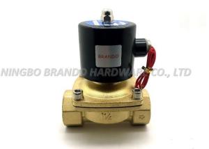 China Direct Acting 2 Way 2 Position Solenoid Valve / Steam Solenoid Valve 2W35-35 wholesale