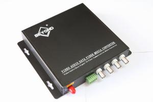China 4 channel Fiber optic Video Audio Multiplexers,sinlgemode,FC or SC,20KM wholesale