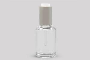 China Transparent 50ml Custom Cosmetic Bottles With Flip Top Cap wholesale