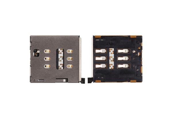 Original Genuine Mobile Phone Accessories Sim Card Reader Contact For Iphone 6S