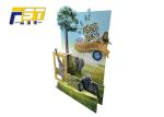 Attractive Foldable Cardboard Advertising Standee Unique Design For Promotion