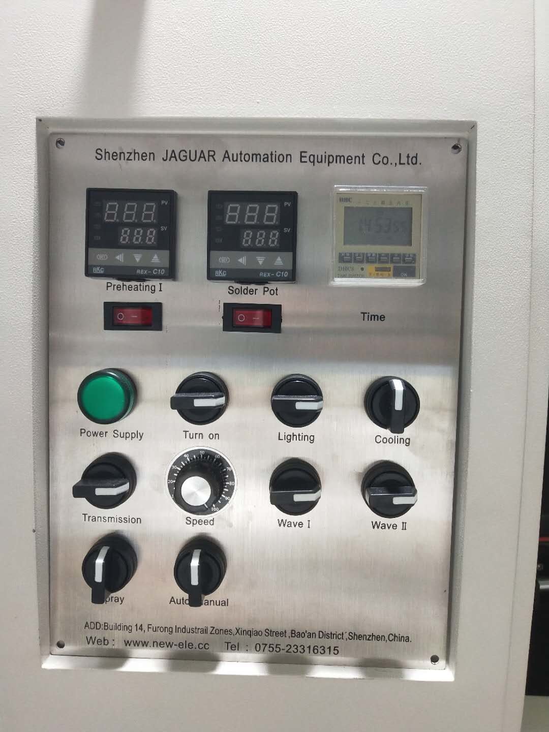 Compact Lead Free Soldering Machine , Touch Screen Control Selective Soldering Machine