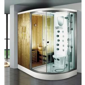 China Enclosure Steam Shower Cubicle Glass Shower Cabin Adjustable Temperature wholesale