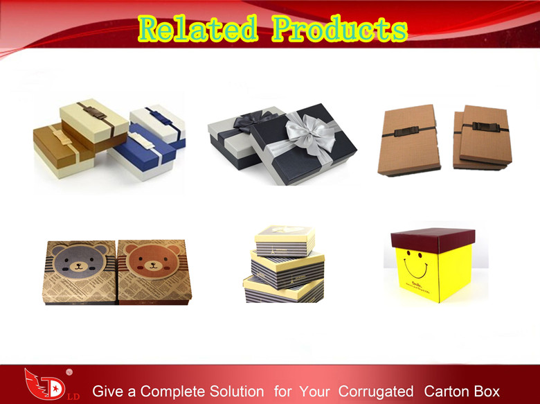 full color heart-shape gift box with divides