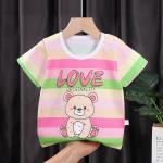 Short Sleeved Children's Sports Shirts Pure Cotton Girls' Summer Clothes Boys'