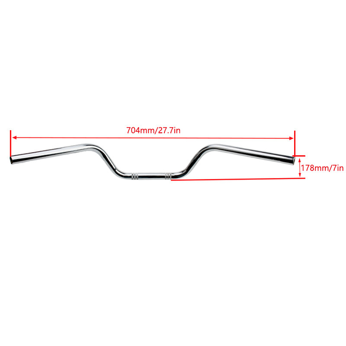 YAYE 22mm Handlebar For Motorcycle Antirust fine iron plating faucet handle bar with Modified Handlebar