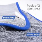 KILINE High Quality 1200gsm 600gsm Custom Size Car Wash Towel Twisted Loop