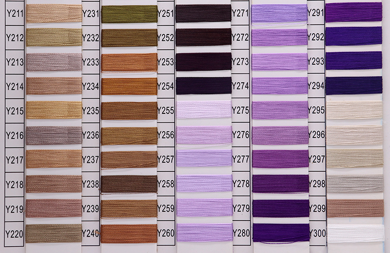 Low Shrinkage Viscose Rayon Filament Yarn 120D/2 Embroidery Thread for Embroidery Machine