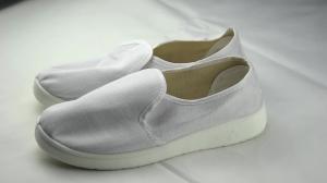 China PU Anti-static Stripe ESD Clean room Canvas Safety Shoes wholesale