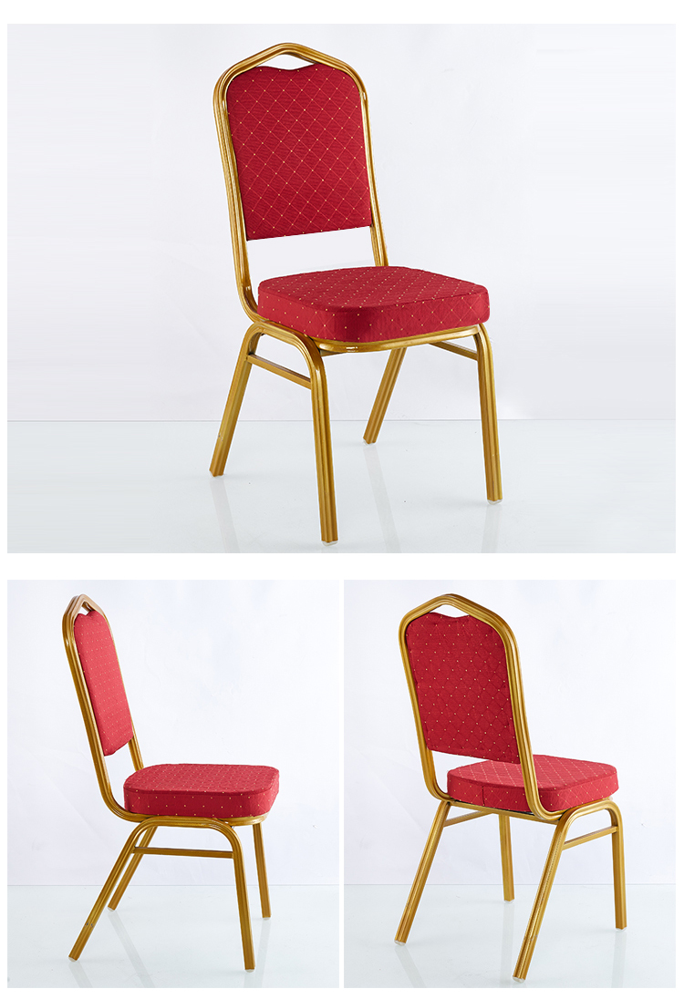 Purple Crown Back Stacking Banquet Chair H94CM Commercial Banquet Chairs