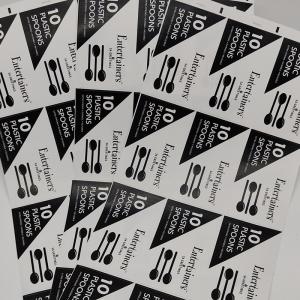 China Weatherproof Printable Household Labels CMYK BOPP Removable Adhesive Labels Sheets wholesale