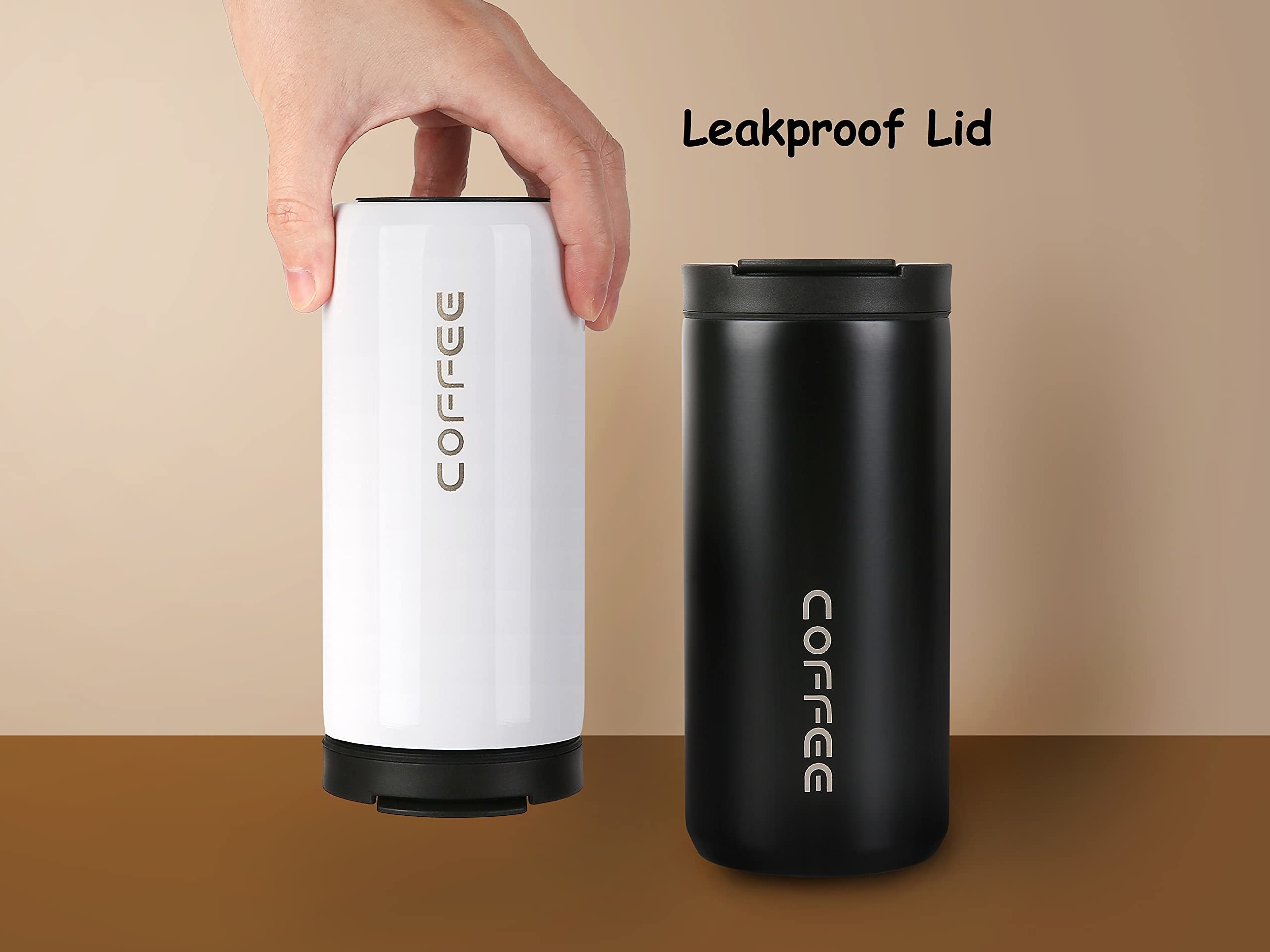 Travel Mug Coffee Hot Travel Mug Vacuum Insulated Coffee Mug With Leak Proof Screw Lid Coffee Cup Keep Warm Or Cold For Coffee Or Tea Drinks
