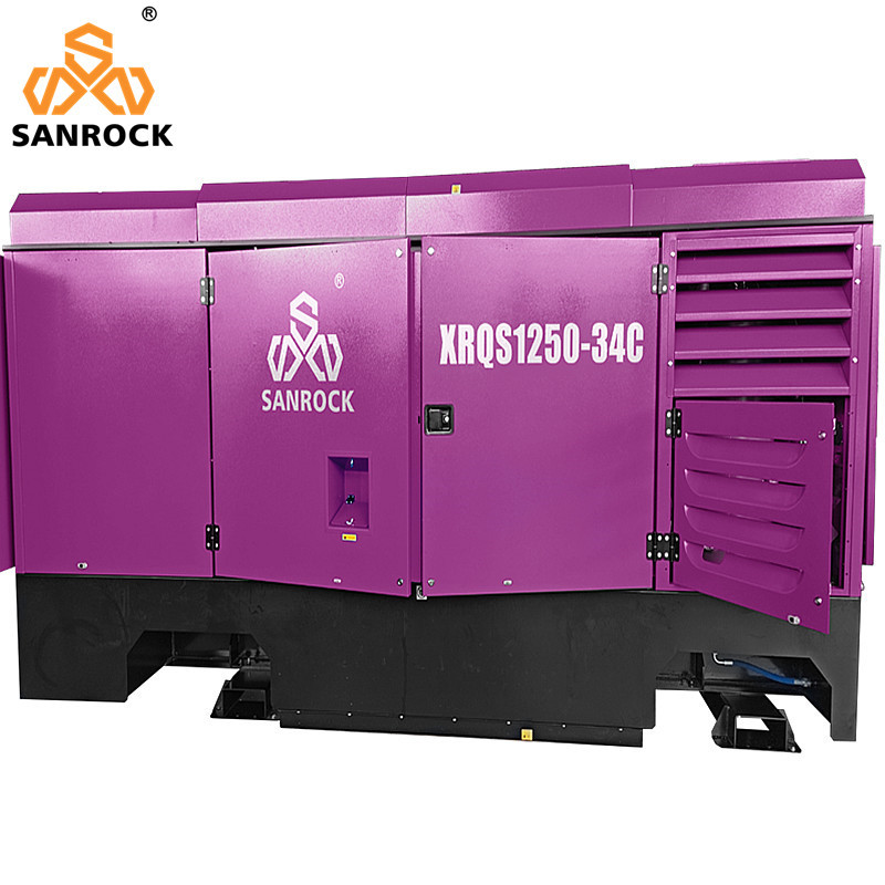 1750rpm Speed High Pressure Screw Air Compressor Portable Air Compressor Machine for Water Well