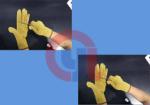 Light Weight Aramid Fiber Gloves / Cut Proof Gloves For Armed Police Operation