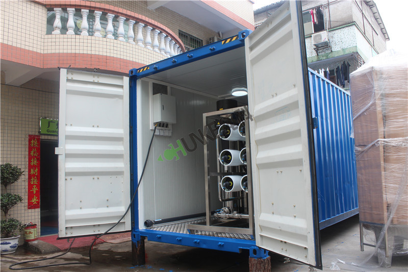 14T RO Water Plant For Irrigation 40'' Container 220V Or 380V Voltage