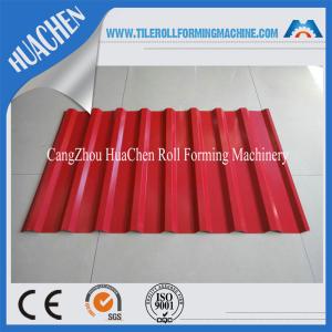 China Horizontal Corrugated Roll Forming Machine Roof Sheet Making High Speed wholesale