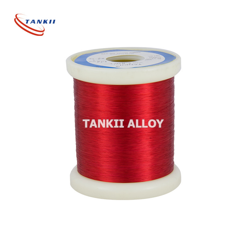 Rohs Certified Enameled Coating Ni200 Pure Nickel Wire 0.025mm Red Color