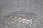 Hotel stackable stainless steel food serving trays silver color baking sheet