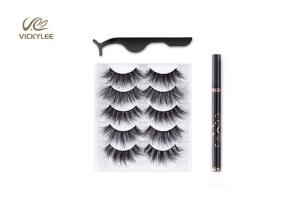 China Plastic Cotton Stalk Fluffy 5D Faux Volume Eye Lashes wholesale