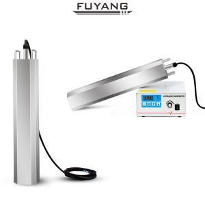 China 600W 40KHZ Tank Immersible Ultrasonic Transducer Tubular Water Drop wholesale