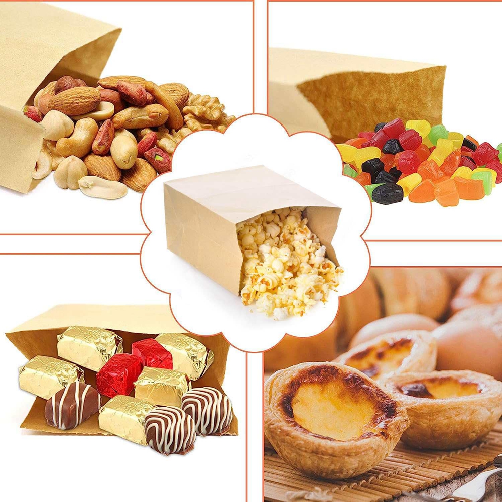 French Fries Packaging Glassine Paper Bags with Customized Logo and Gravure Printing