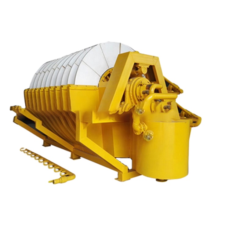 800KG Solid Liquid Separation Ceramic Disc Rotary Drum Vacuum Filter for Big Capacity