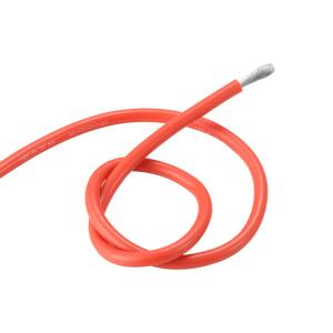 China VDE Silicone Flexible Insulated Wire 26AWG 0.48mm Rubber Fiberglass Braiding Cable wholesale
