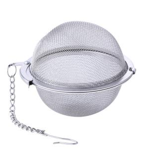 China 7cm Ball Shape Stainless Steel Tea Strainer Food Grade wholesale