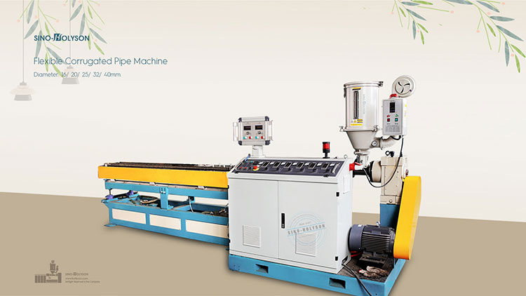 Single Screw Shisha Hookah Corrugated Hose Making Machine 11kw